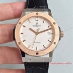 2017 Hublot Classic Fusion Swiss ETA2892 Replica Watch 42mm White Face Rose Gold Bezel (1)_th.jpg